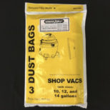 Sacs Aspirateur Shop-Vac 10, 12, 14 Gallons Pqt3